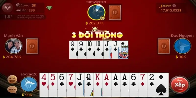 3 đôi thông tại i9bet