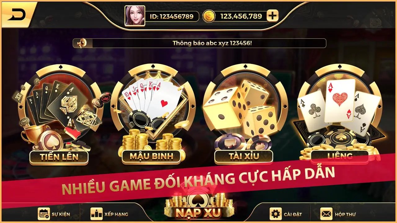 Tiến lên nằm tại casino online của nhà cái i9bet